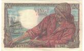 Frankreich 20 Francs Pêcheur, L.245, SS, Fayette:13.17, KM:100d -