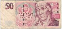 Tschechische Republik 50 Korun 1997 Geldschein, KM:17, S S 11,95 EUR  zzgl. 4,95 EUR Versand