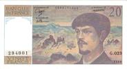 Frankreich 20 Francs Debussy, G.023, UNZ, Fayette:66.9, KM:151c -