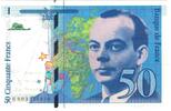 Frankreich 50 Francs 1992 St Exup&eacute;ry, H.003244916, UNZ, Fayette:72.1b UNZ 32,95 EUR  zzgl. 4,95 EUR Versand