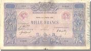 Frankreich 1000 Francs Geldschein, 1 000 F 1889-1926 ''Bleu et Rose'' -