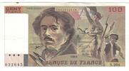 Frankreich 100 Francs Delacroix, S.204, SS+, Fayette:69bis.4b, KM:154e -