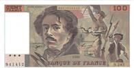 Frankreich 100 Francs Delacroix, B.243, UNZ-, Fayette:69bis.8, KM:154g -