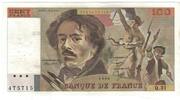 Frankreich 100 Francs Delacroix, Q.31, UNZ-, Fayette:69.4a, KM:154b -