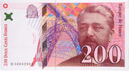 Frankreich 200 Francs Eiffel, H040429845, VZ, Fayette:75.03a, KM:159b -