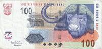 100 Rand  Südafrika Geldschein, KM:131a, SS SS