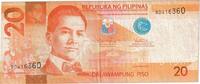 Philippinen 20 Piso Geldschein, KM:206a, S -
