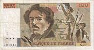 Frankreich 100 Francs Delacroix, G.20, S, Fayette:69.3, KM:154b -