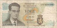 Belgien 20 Francs 1964-06-15, KM:138, SGE -