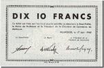 Frankreich 10 Francs Geldschein, UNZ -