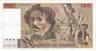 Frankreich 100 Francs Delacroix, M.244, VZ -
