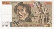 Frankreich 100 Francs Delacroix, S.58, VZ -