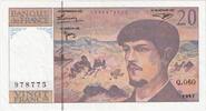 Frankreich 20 Francs Debussy, Q.060, UNZ -