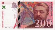 Frankreich 200 Francs Eiffel, A032024155, UNZ -