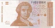 Kroatien 1 Dinar 1991-10-08, UNZ -