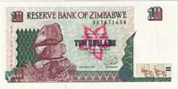 Simbabwe 10 Dollars UNZ -