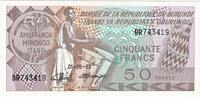 Burundi 50 Francs 1993-05-01, UNZ -