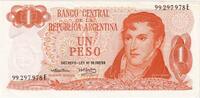 Argentinien 1 Peso 1970-1973, VZ -
