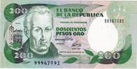 Kolumbien 200 Pesos Oro 1991-04-01, UNZ -