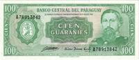 Paraguay 100 Guaranies UNZ -