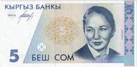 Kyrgyzstan 5 Som UNZ -