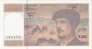 Frankreich 20 Francs Debussy, V.051, VZ -