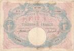 Frankreich 50 Francs Bleu et Rose, 1918-05-07, F.5536, S -