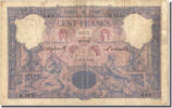 Frankreich 100 Francs Geldschein, 100 F 1888-1909 ''Bleu et Rose'' -