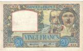 Frankreich 20 Francs Science et Travail, W.4015, SS, Fayette:12.14 -