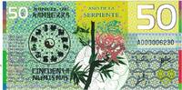 Australien Tourist Banknote Geldschein, 2013, 50 dollars ,Colorful Plastic -