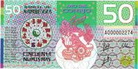 Australien Tourist Banknote Geldschein, 50 dollars ,Colorful Plastic -