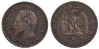 Frankreich 5 Centimes Münze, Napoleon III, Napoléon III, Marseille -