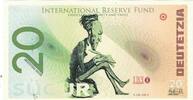 Vereinigte Staaten Tourist Banknote Geldschein, 20 SUCUR INTERNATIONAL -