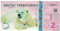 Vereinigte Staaten Dollar Geldschein, 2,5 DOLLAR ARTIC TERRITORIES, UNZ -