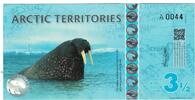 Vereinigte Staaten Dollar Geldschein, 3,5 DOLLAR ARTIC TERRITORIES, UNZ -