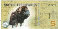 Vereinigte Staaten Dollar Geldschein, 5 DOLLAR ARTIC TERRITORIES, UNZ -