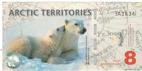 Vereinigte Staaten Dollar Geldschein, 8 DOLLAR ARCTIC TERRITORIES, UNZ -