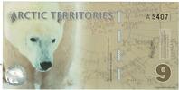 Vereinigte Staaten Dollar Geldschein, 9 DOLLAR ARCTIC TERRITORIES, UNZ -