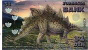 Spanien Tourist Banknote Geldschein, JURASSIC BANK 31 DIN, UNZ -
