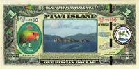 Vereinigte Staaten 1 Dollar Geldschein, 2017-12-25, PIWI ISLAND, UNZ -
