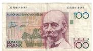Belgien 100 Francs Geldschein, KM:142a, SS -