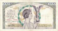 Frankreich 5000 Francs Victoire, V.224 967, SS, Fayette:46.7, KM:97a -