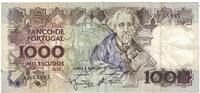 Portugal 1000 Escudos Geldschein, 1983-08-02, KM:181k, SS -