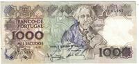Portugal 1000 Escudos Geldschein, 1983-08-02, KM:181k, SS -