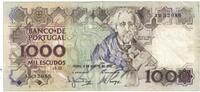 Portugal 1000 Escudos Geldschein, 1983-08-02, KM:181k, SS -