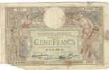 Frankreich 100 Francs Luc Olivier Merson, B.61601, SGE, Fayette:25.33 -