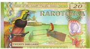 Vereinigte Staaten 20 Dollars Geldschein, 2015-07-28, RAROTONGA PACIFIC -
