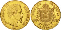 Frankreich 100 Francs 1858 A Münze, Napoleon III, Napoléon III, Paris, SS+