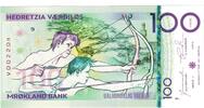 Vereinigte Staaten Tourist Banknote Geldschein, 100 VAERDILOS MROKLAND -