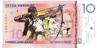 Vereinigte Staaten Tourist Banknote Geldschein, 10 TEZIA MROKLAND BANK -